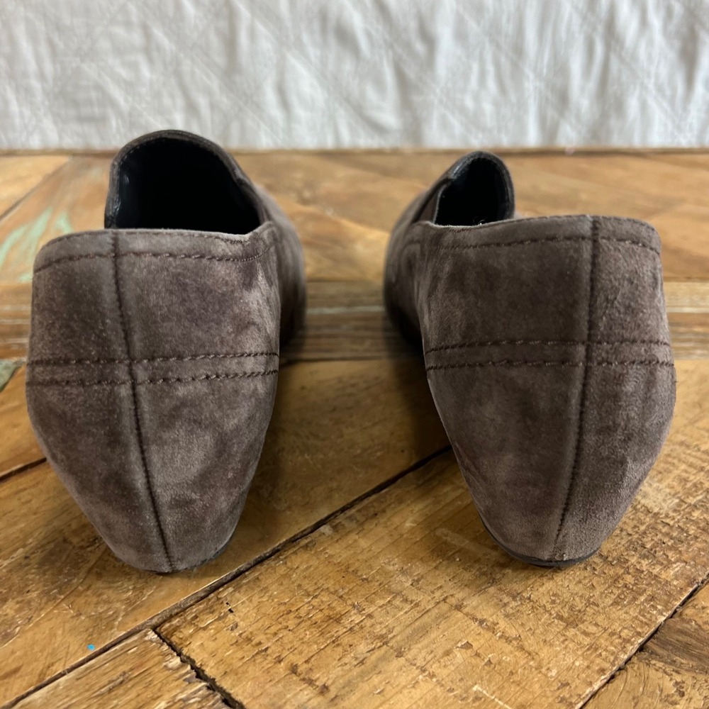 Paul Green München Suede Leather Wedge Heel Slip‎ On Ankle Booties Size 6 - Picture 2 of 10